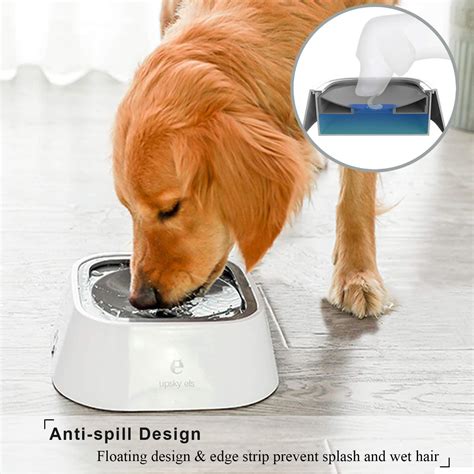 non spillable dog water bowl.